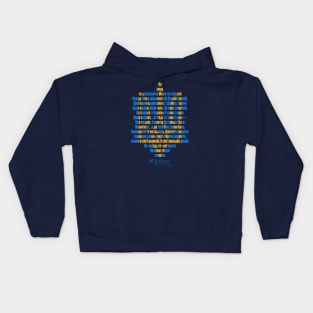 Zapovit (on dark background) Kids Hoodie